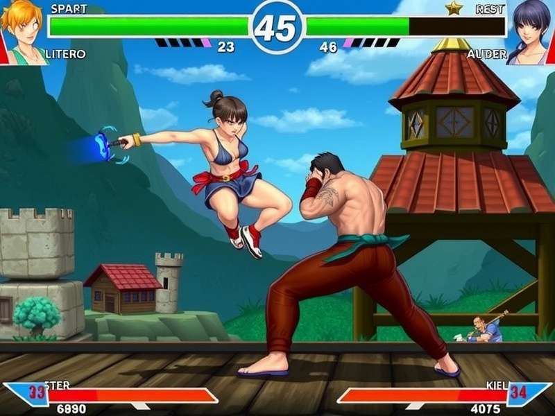 Power Kick Warrior Gameplay Screenshot